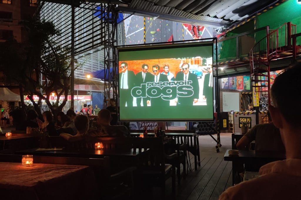 Outdoor Cinema at Saigon Outcast